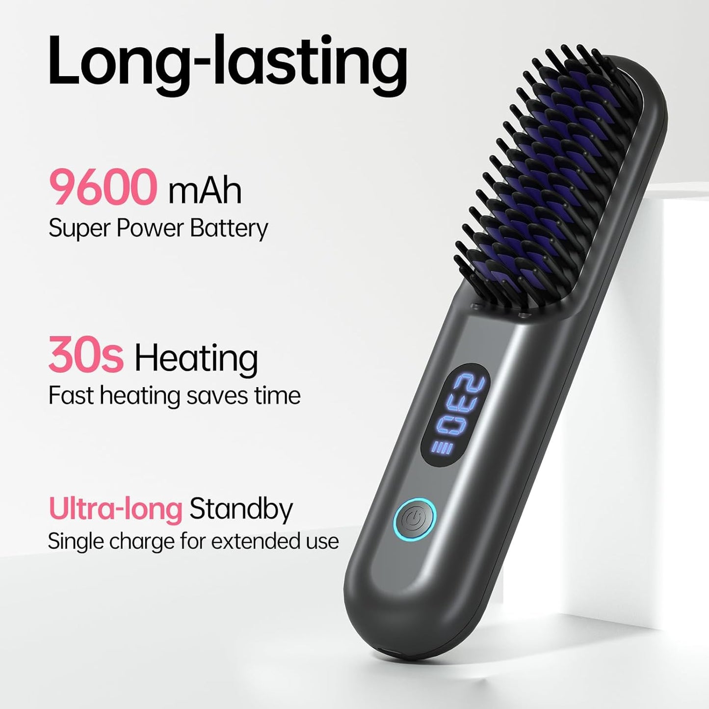 Cordless Hair Straightener Brush