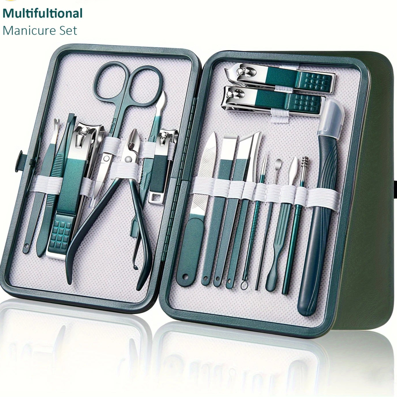 Professional 7/10/12/18 Piece Manicure & Pedicure Set