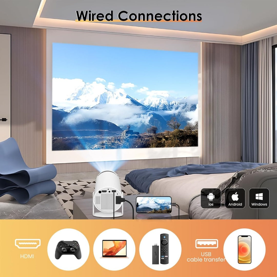 WiFi Bluetooth Projector
