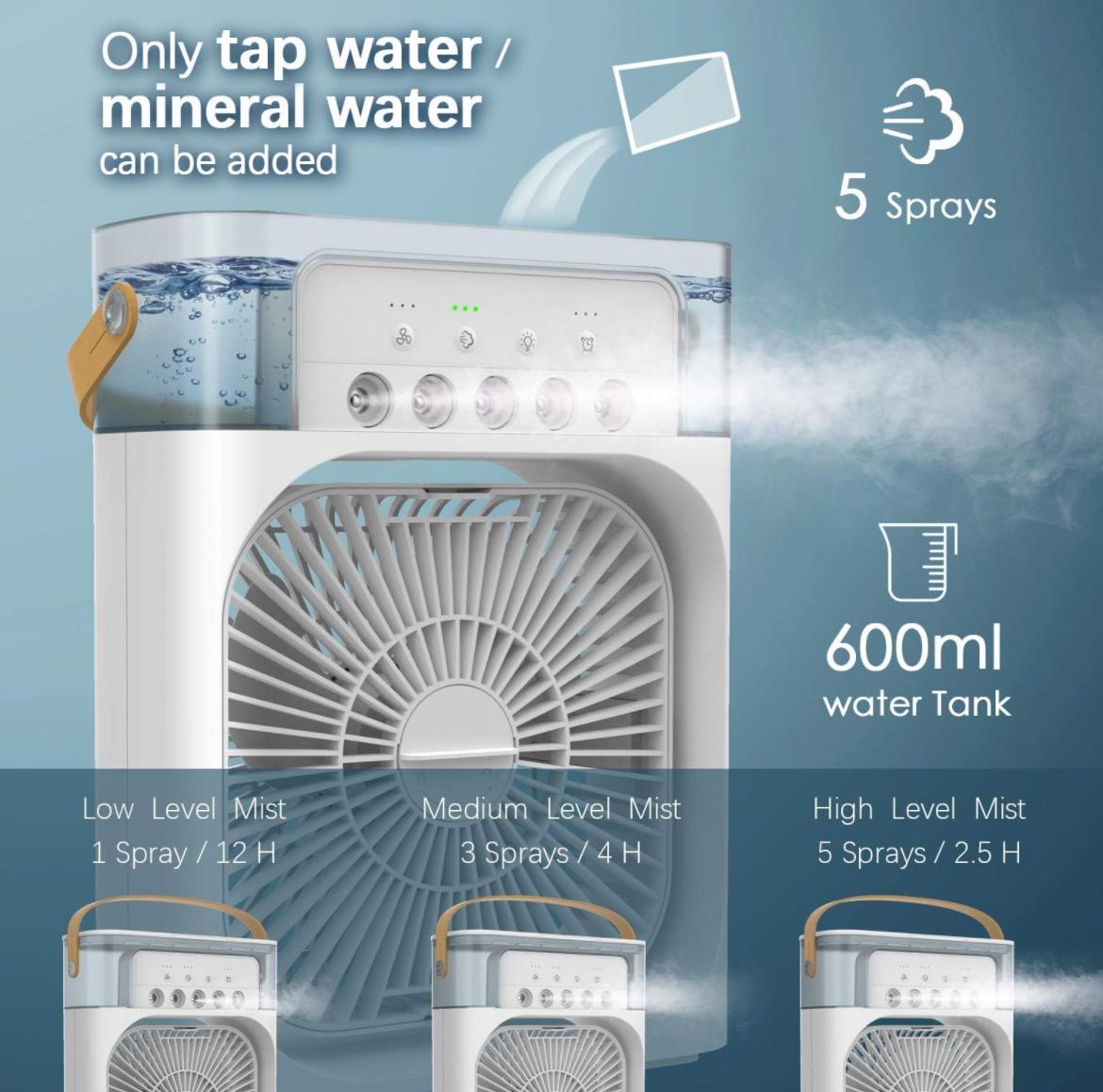 Portable Humidifier Air Cooler