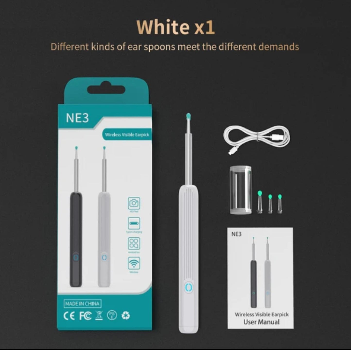 Ear Cleaner High Precision Ear Wax Removal