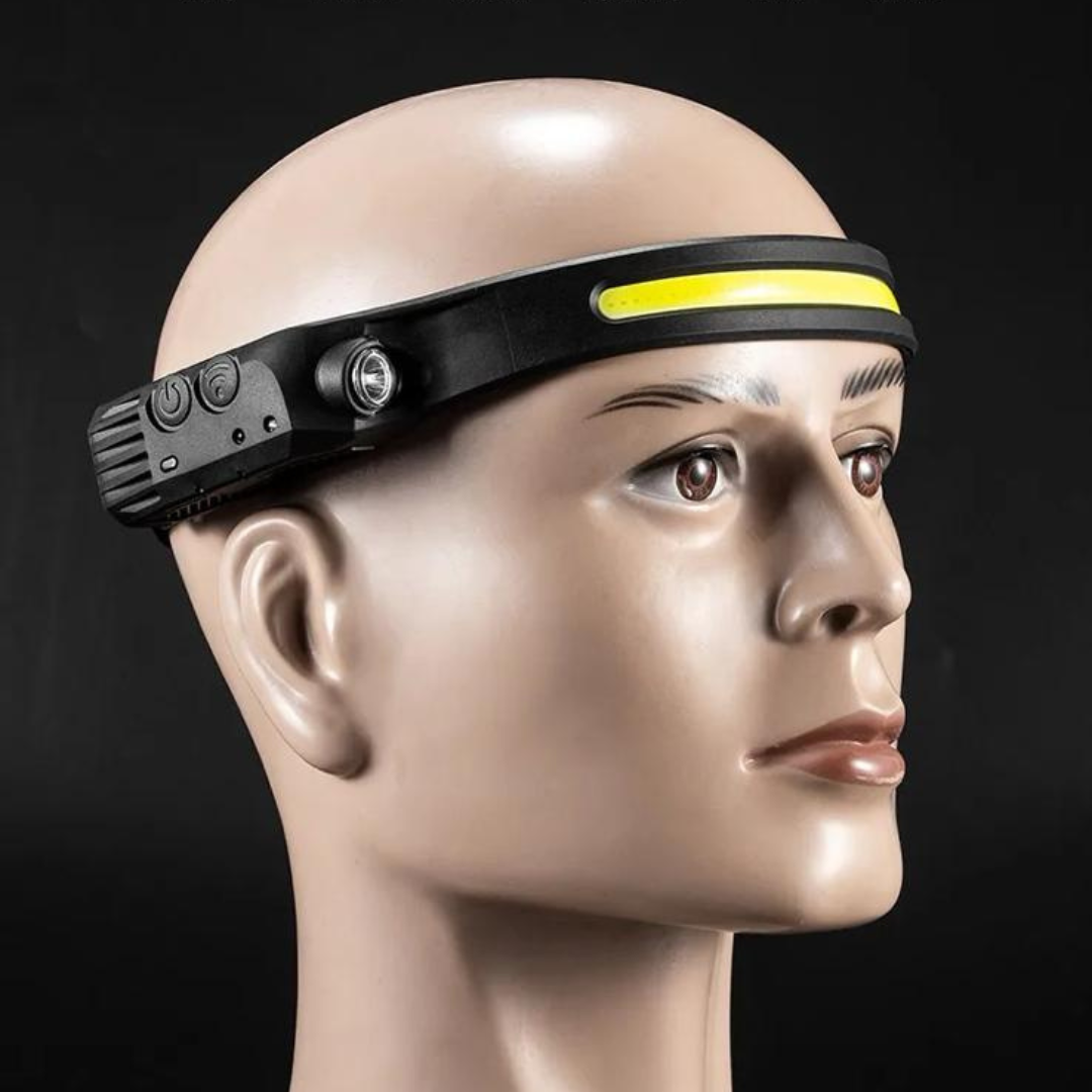 Headlamp COB LED Sensor Head Lamp