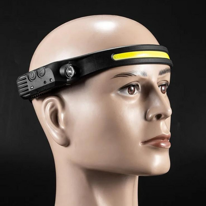 Headlamp COB LED Sensor Head Lamp