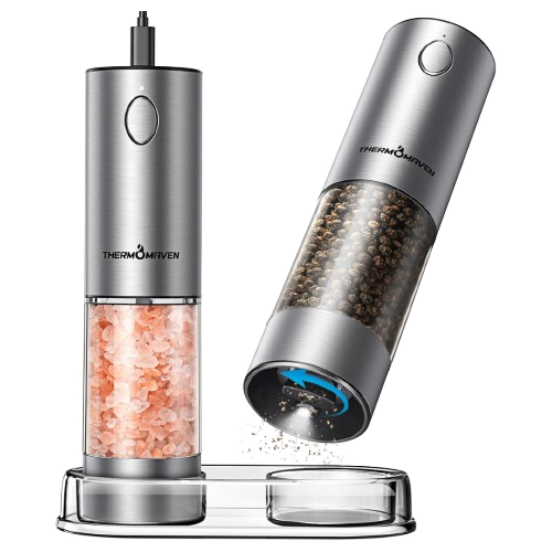 Rechargeable Automatic Salt and Pepper Mill Grinder