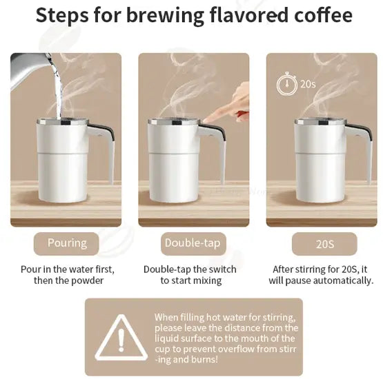 Self Stirring Auto Magnetic Coffee Mug