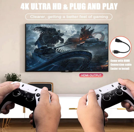 P5 PRO Video Game Console 2.4G Double Wireless Controller Game Stick