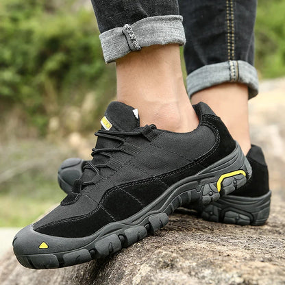 Cow Suede Leather Outdoor Male Sneakers