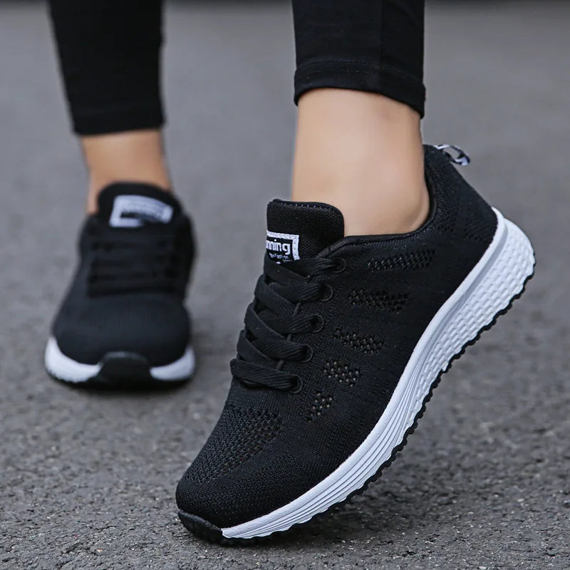 Breathable Mesh Flat Shoes Unisex