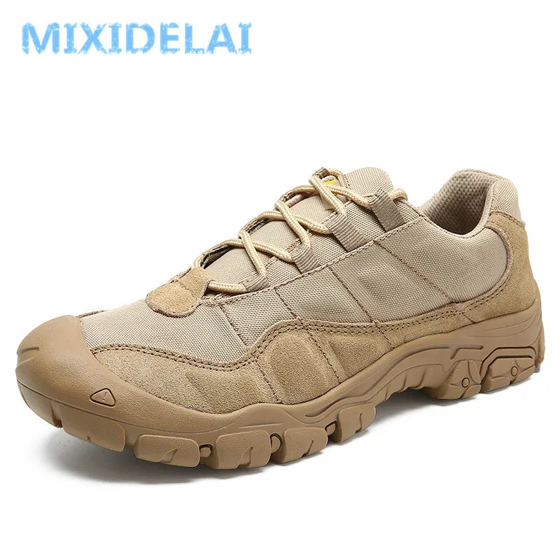 Cow Suede Leather Outdoor Male Sneakers