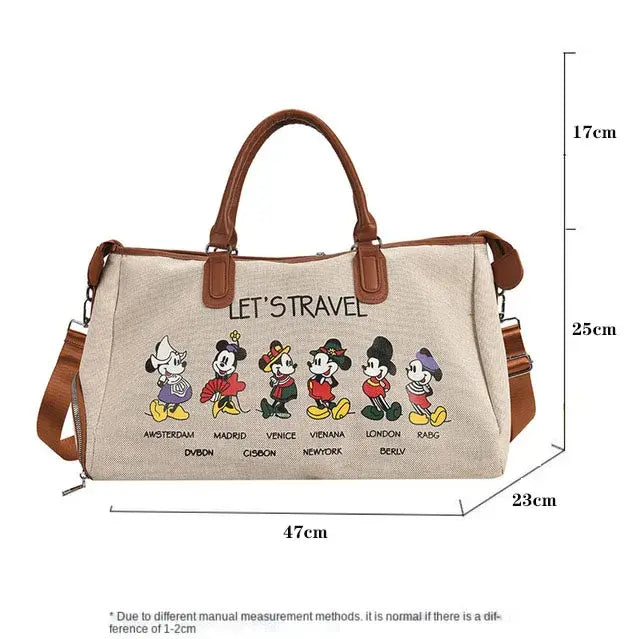 Disney Mickey Fashion Suitcase Travel Tote Bag