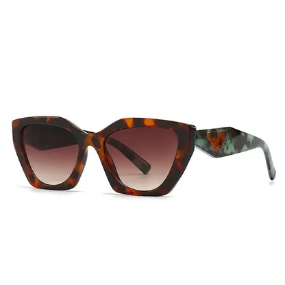 Retro Rectangular Cat Eye Sunglasses