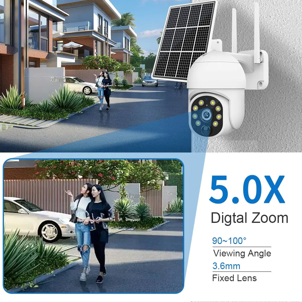 4G Solar Surveillance Camera