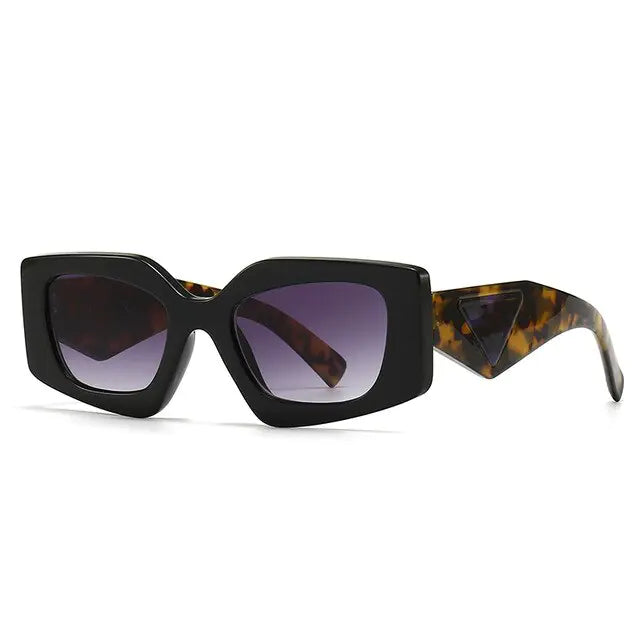 Retro Rectangular Cat Eye Sunglasses