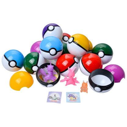 24Pcs /Set 5 Cm PokeBall Anime Toys For Children's