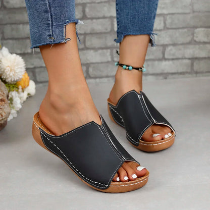 New Open Toe Women's Wedge Sandals