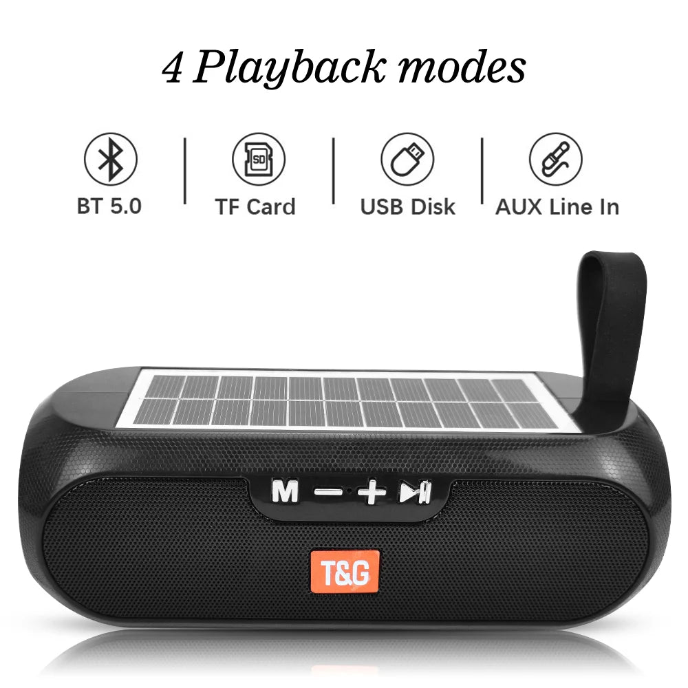 TG182 Solar Boombox Outdoor Wireless Blutooth Speaker