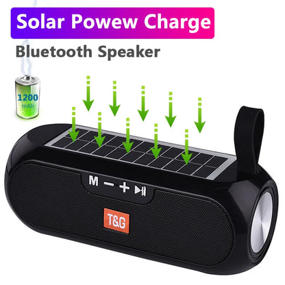 TG182 Solar Boombox Outdoor Wireless Blutooth Speaker