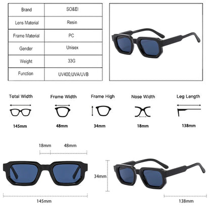 Fashion Square Sunglasses Women Shades