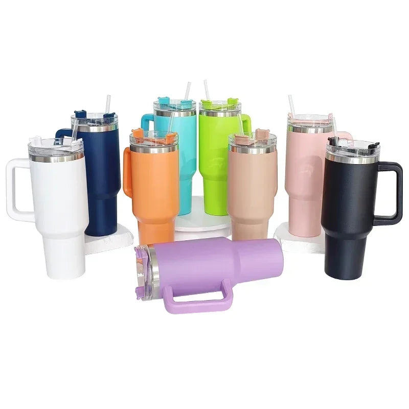 IceFlow Stainless Steel Tumbler with Straw