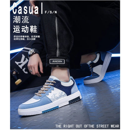 Men's Sneakers Breathable Fashion Lace-Up Sneakers