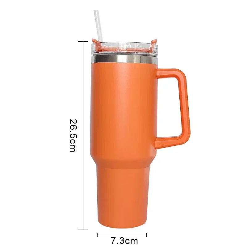 IceFlow Stainless Steel Tumbler with Straw