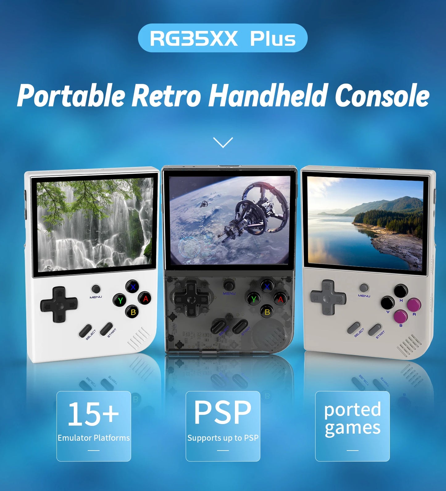 RG35XX PLUS Handheld Game Console