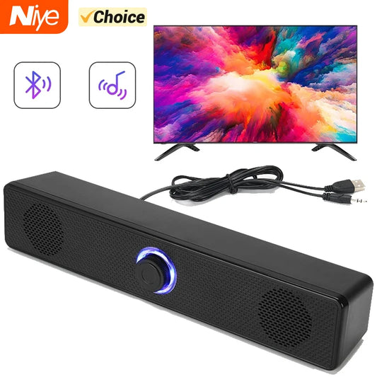 Soundbar Wired and Wireless Bluetooth Speaker