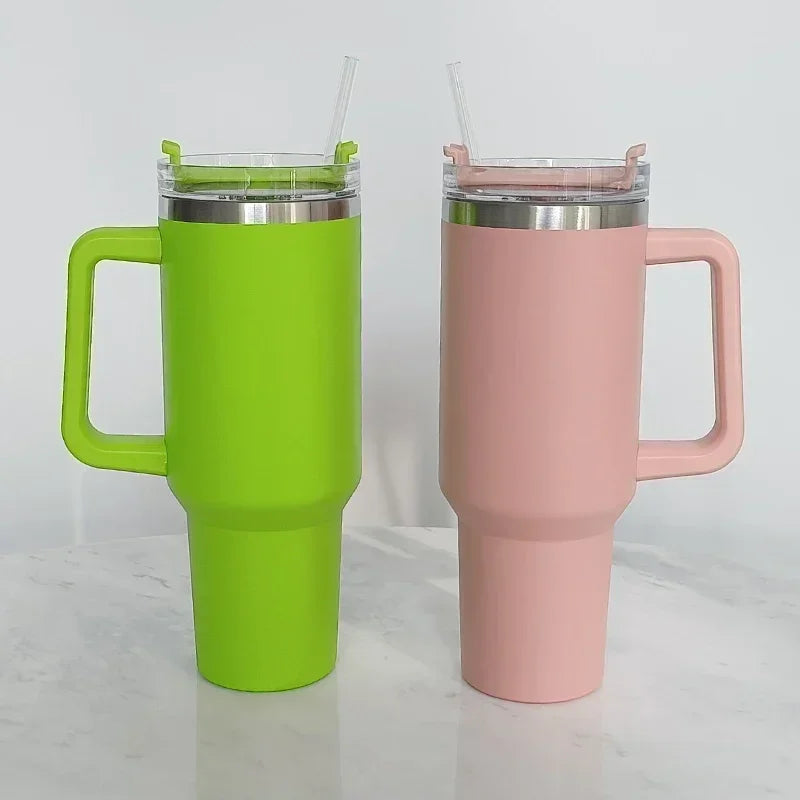 IceFlow Stainless Steel Tumbler with Straw