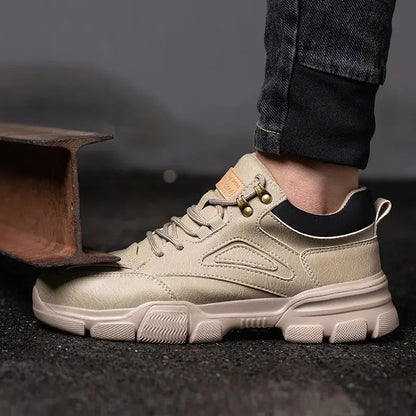 Rotary Buckle Work Sneakers