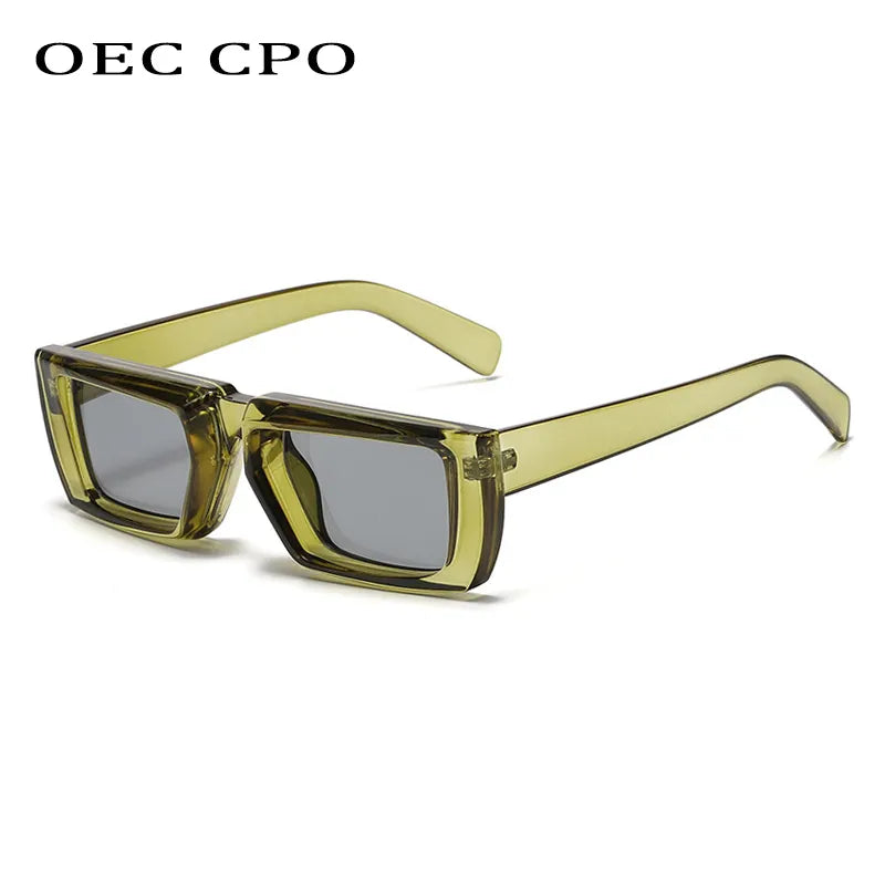 OEC CPO Vintage Rectangle Sunglasses