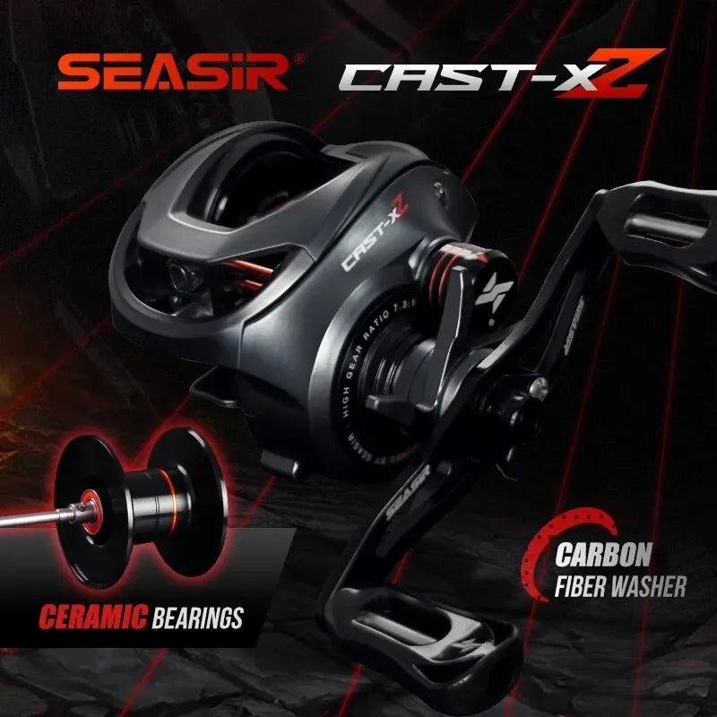 Baitcasting Fishing Rods Reel 7.3:1