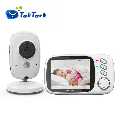 Wireless Video Baby Monitor With Lullabies Auto Night Vision