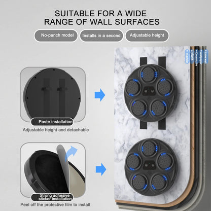 Smart Music Boxing Machine LED Lights