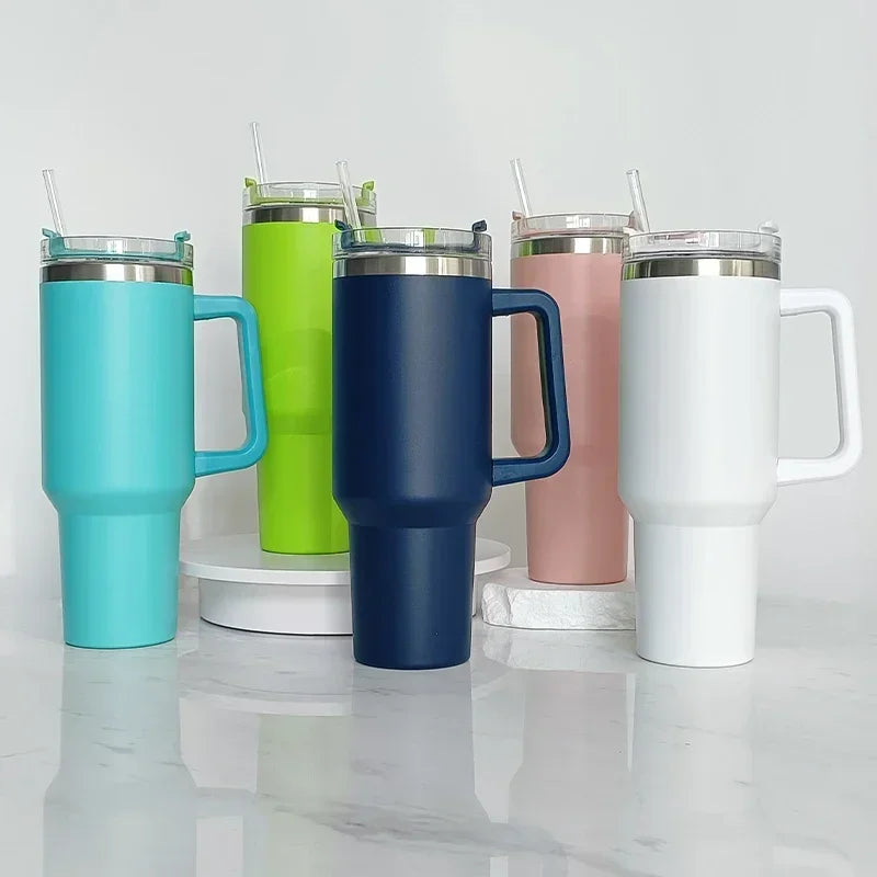 IceFlow Stainless Steel Tumbler with Straw