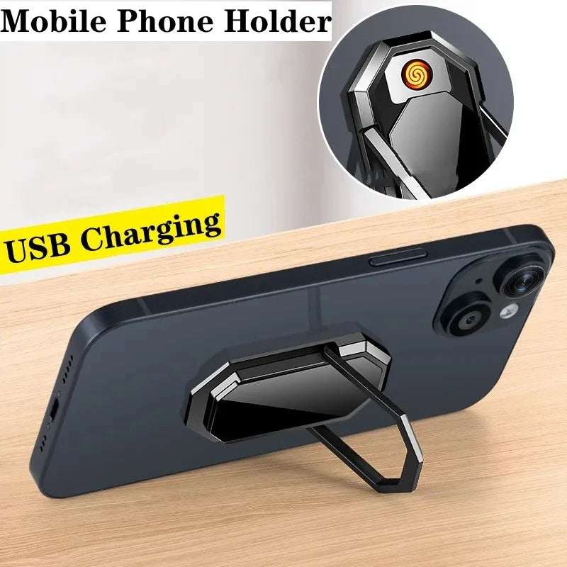 Mobile Phone Holder Electric Lighter