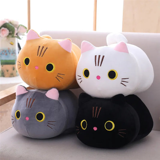 Cute Cat Plush Soft Cartoon Pillow