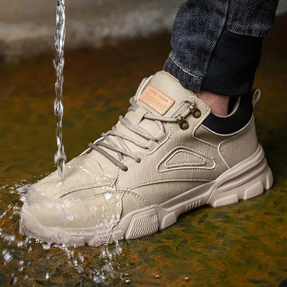 Rotary Buckle Work Sneakers