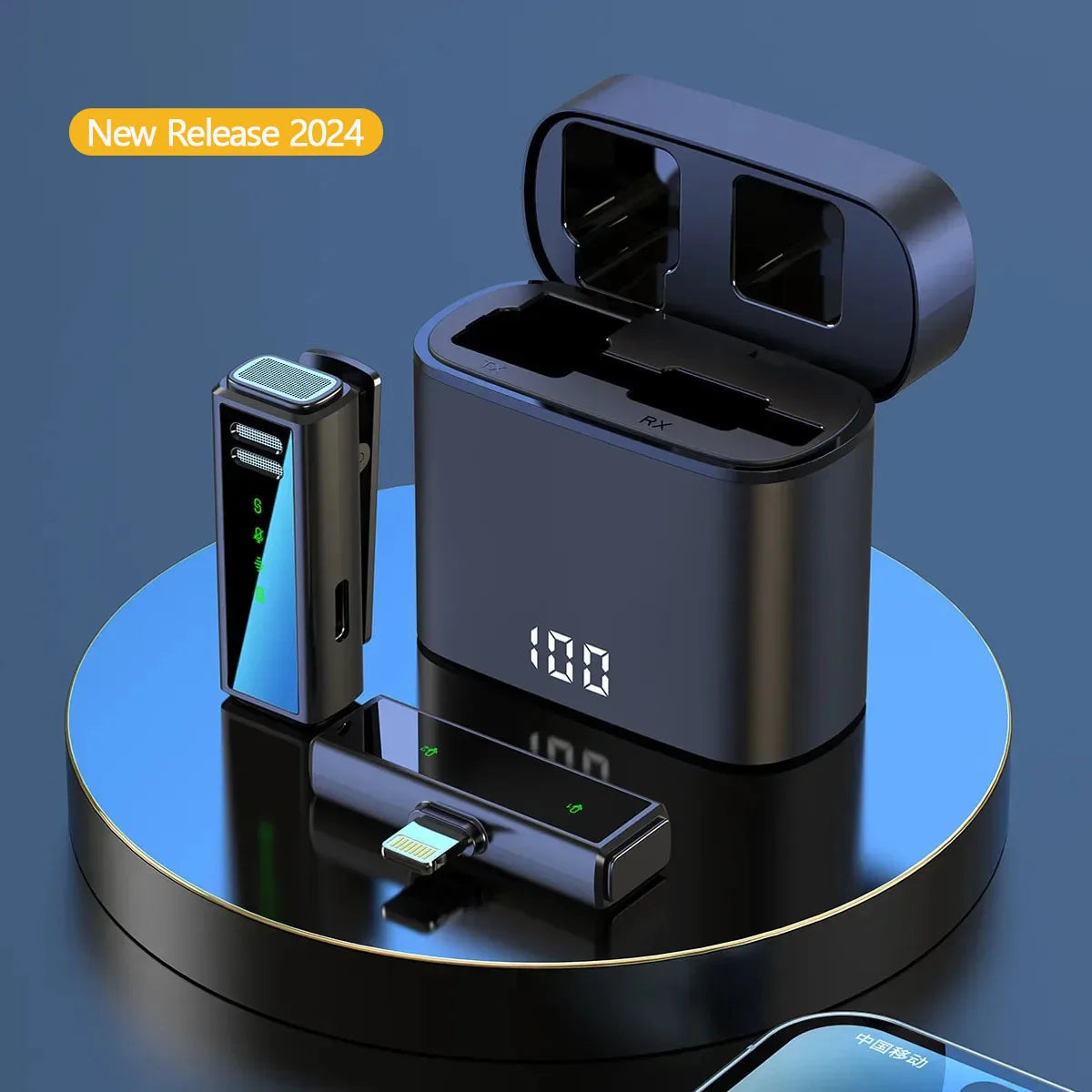 Microphone For iPhone Android With Charging Box