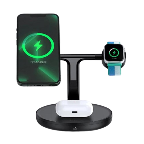 3in1 20W Magnetic Wireless Charger Stand