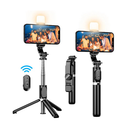 Portable 41 Inch Selfie Stick Phone Tripod