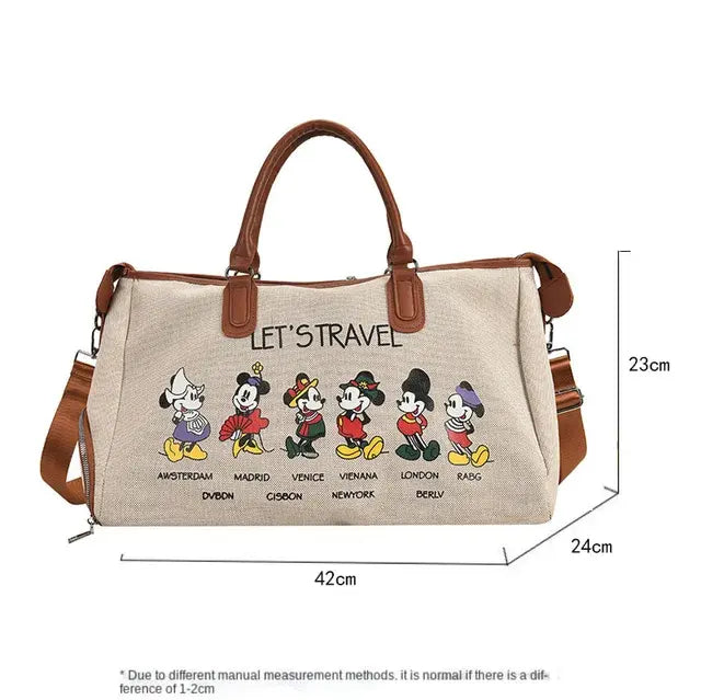 Disney Mickey Fashion Suitcase Travel Tote Bag