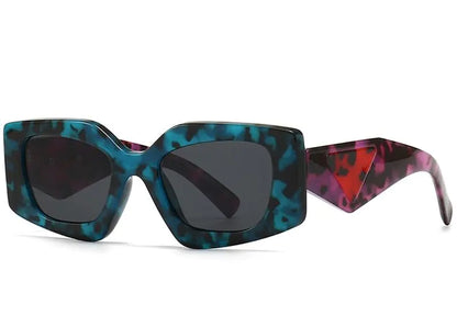 Retro Rectangular Cat Eye Sunglasses