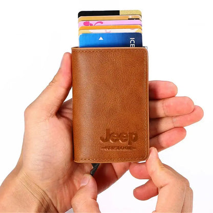 Men Pop Up Smart Card Wallets