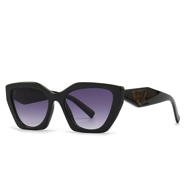 Retro Rectangular Cat Eye Sunglasses